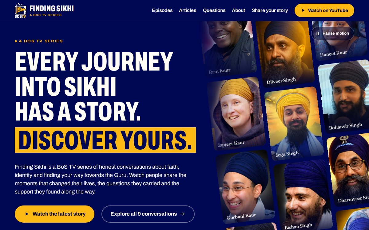 Finding Sikhi website